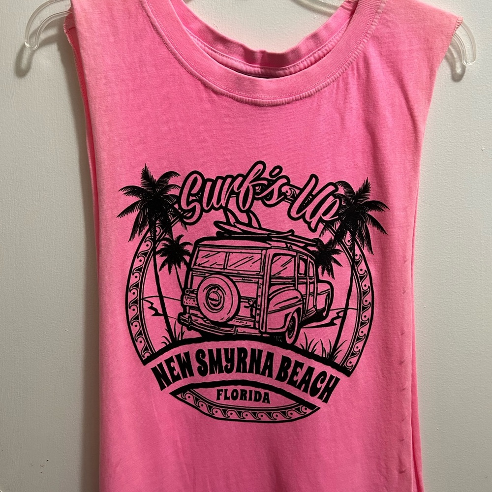 Pink muscle shirt